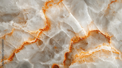 Wallpaper Mural Intricate patterns of a semi-translucent stone exhibit stunning golden veins winding through hues of cream and gray. This natural formation showcases Earth's hidden beauty and artistry Torontodigital.ca