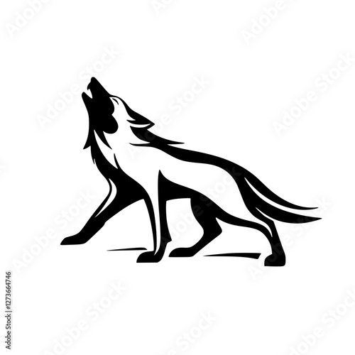 wolf silhouette vector