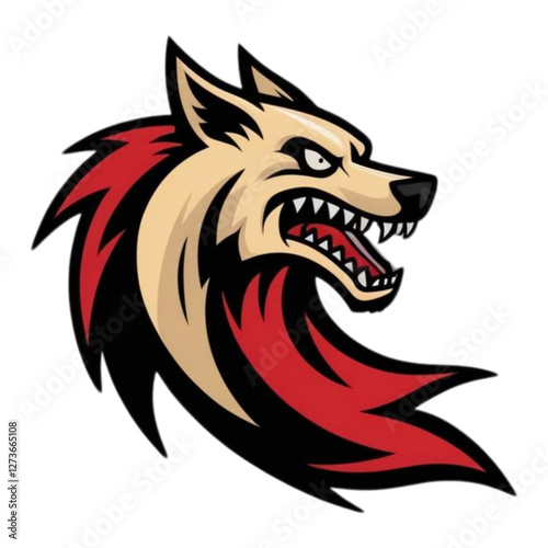 wolf head mascot
