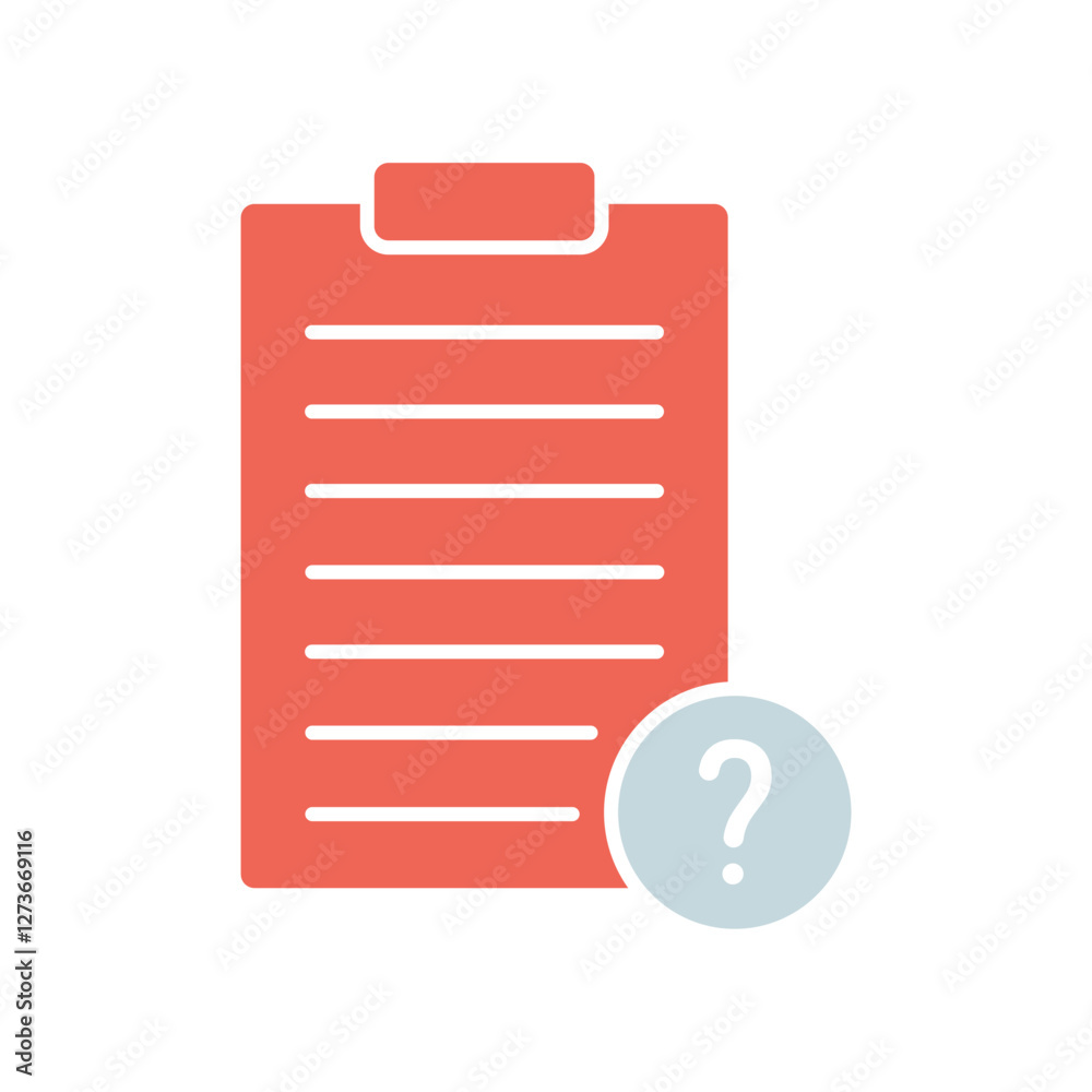 Icon a questionnaire, isolated against a clean background.
Icon a questionnaire, isolated against a clean background.