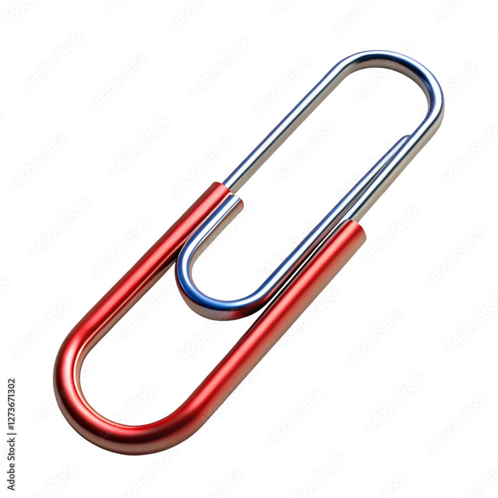 paper clip isolated on a transparent background paper clip isolated on a transparent background