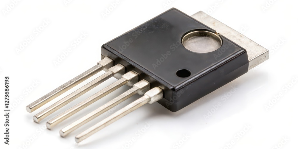 Electronic Component on White Background Electronic Component on White Background