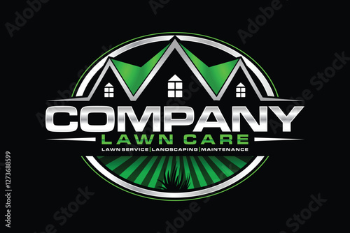 lawn care logo design creative idea vector design inspiration