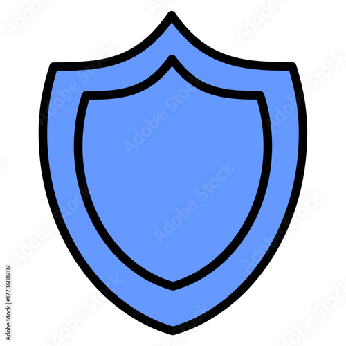 Shield Icon Element For Design