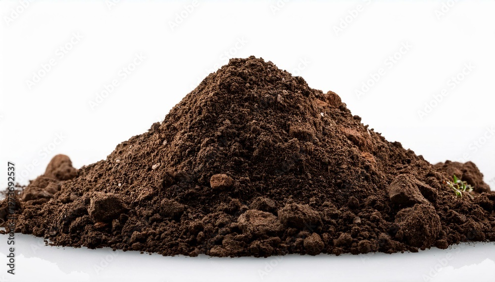 soil closeup isolated on white earth background blank for your creativity soil closeup isolated on white earth background blank for your creativity
