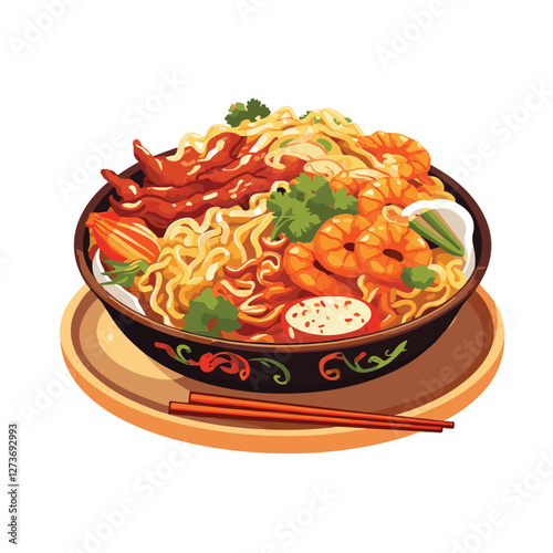 food, chinese, asian, background, restaurant, cooking, meal, design, cuisine, delicious, gourmet, dinner, dish, asia, plate, tasty, noodle, yellow, lunch, thai, traditional, vegetable, vector, table, 