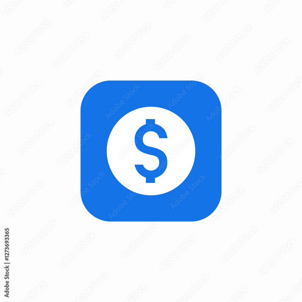 dollar coin icon sign vector dollar coin icon sign vector