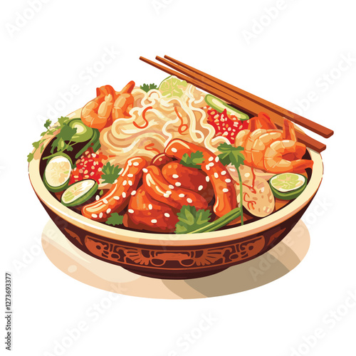 food, chinese, asian, background, restaurant, cooking, meal, design, cuisine, delicious, gourmet, dinner, dish, asia, plate, tasty, noodle, yellow, lunch, thai, traditional, vegetable, vector, table, 