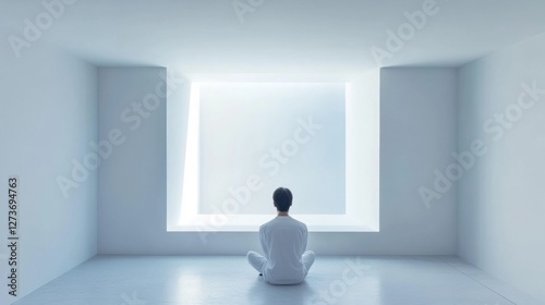Withdrawal symptoms lead to a sense of emptiness. A person staring out a window with a blank expression