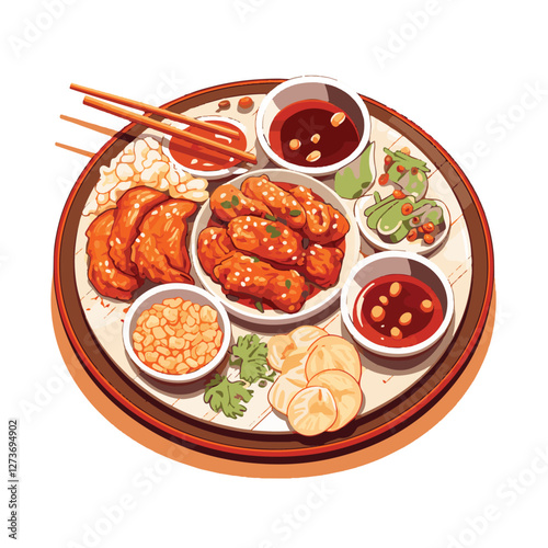 food, chinese, asian, background, restaurant, cooking, meal, design, cuisine, delicious, gourmet, dinner, dish, asia, plate, tasty, noodle, yellow, lunch, thai, traditional, vegetable, vector, table, 
