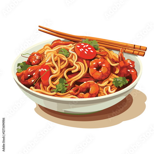 food, chinese, asian, background, restaurant, cooking, meal, design, cuisine, delicious, gourmet, dinner, dish, asia, plate, tasty, noodle, yellow, lunch, thai, traditional, vegetable, vector, table, 