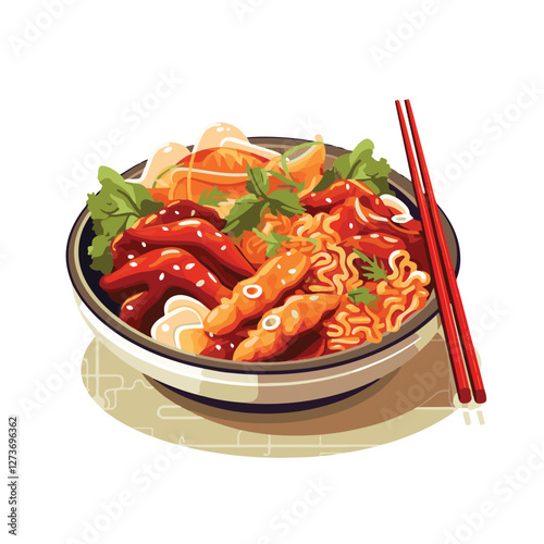 food, chinese, asian, background, restaurant, cooking, meal, design, cuisine, delicious, gourmet, dinner, dish, asia, plate, tasty, noodle, yellow, lunch, thai, traditional, vegetable, vector, table, 