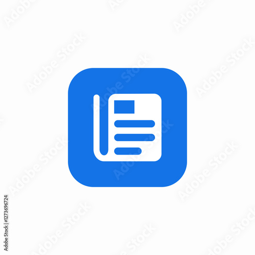 news website icon sign vector