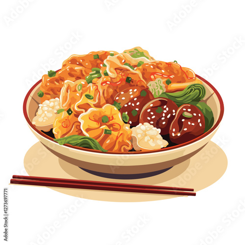 food, chinese, asian, background, restaurant, cooking, meal, design, cuisine, delicious, gourmet, dinner, dish, asia, plate, tasty, noodle, yellow, lunch, thai, traditional, vegetable, vector, table, 