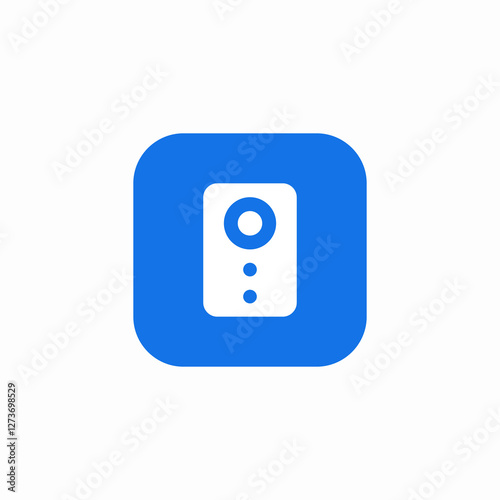 remote control icon sign vector