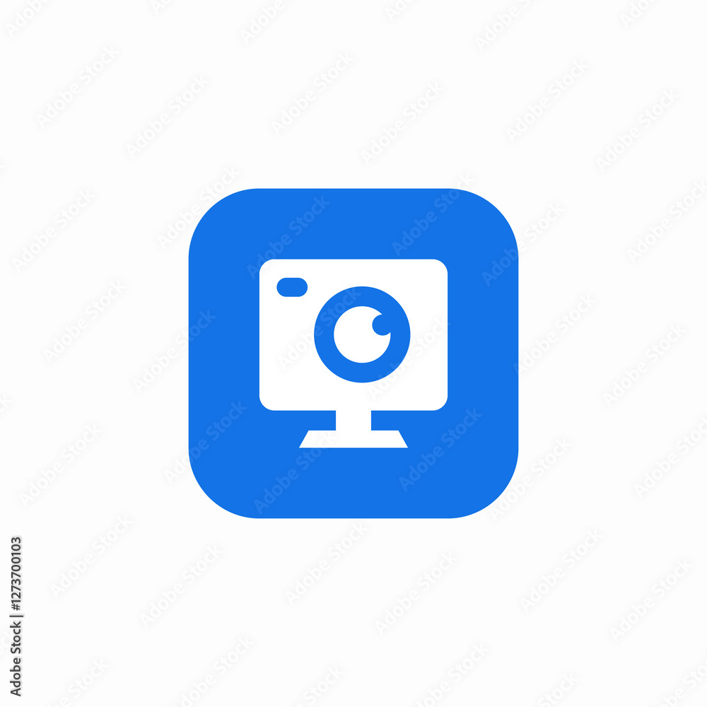 stand camera device icon sign vector stand camera device icon sign vector