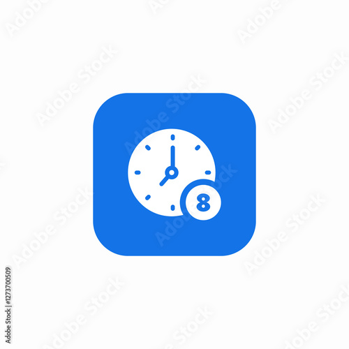 time count icon sign vector