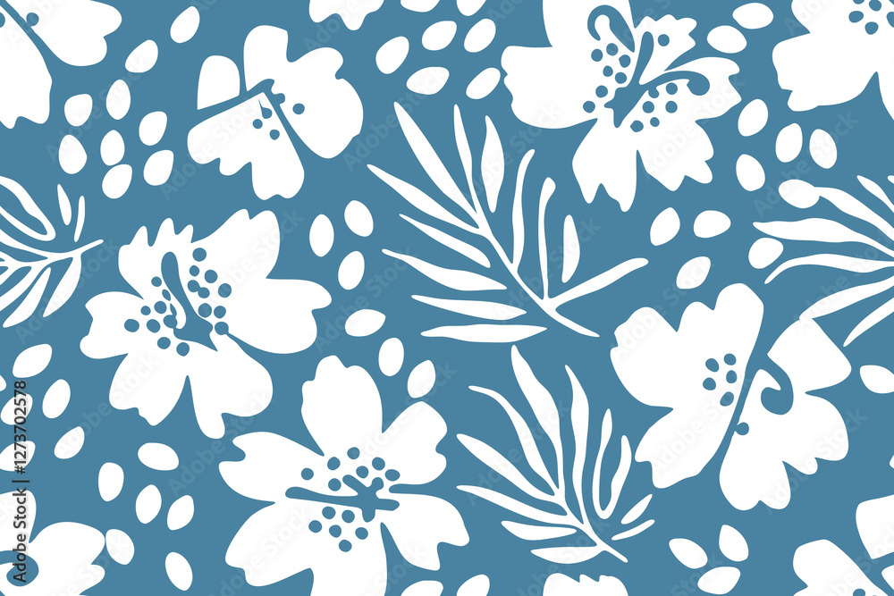 Flowers pattern background. .Textile trendy pattern design. Flowers pattern background. .Textile trendy pattern design.