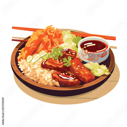 food, chinese, asian, background, restaurant, cooking, meal, design, cuisine, delicious, gourmet, dinner, dish, asia, plate, tasty, noodle, yellow, lunch, thai, traditional, vegetable, vector, table, 