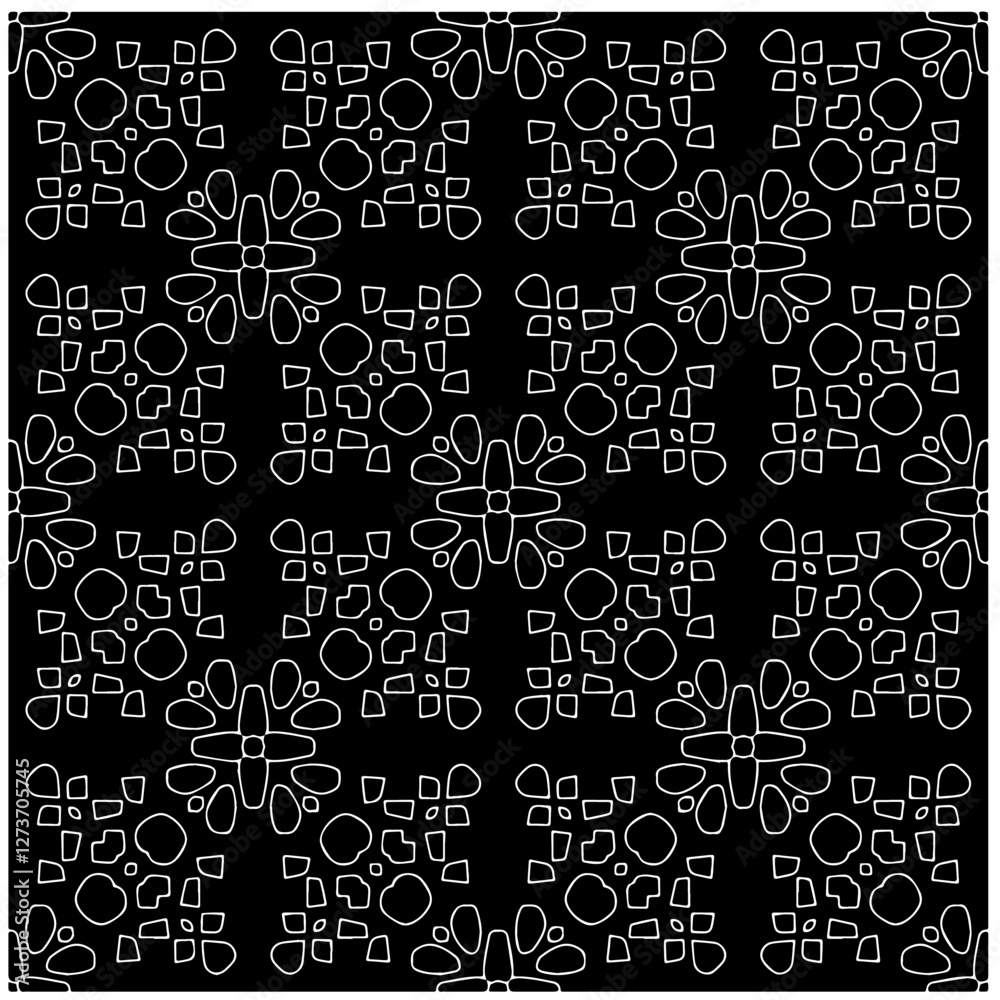 Abstract texture for fabric print, card, table cloth, furniture, banner, cover, invitation, decoration, wrapping. Seamless repeating pattern. Black and white color. Carpet pattern texture. Abstract texture for fabric print, card, table cloth, furniture, banner, cover, invitation, decoration, wrapping. Seamless repeating pattern. Black and white color. Carpet pattern texture.
