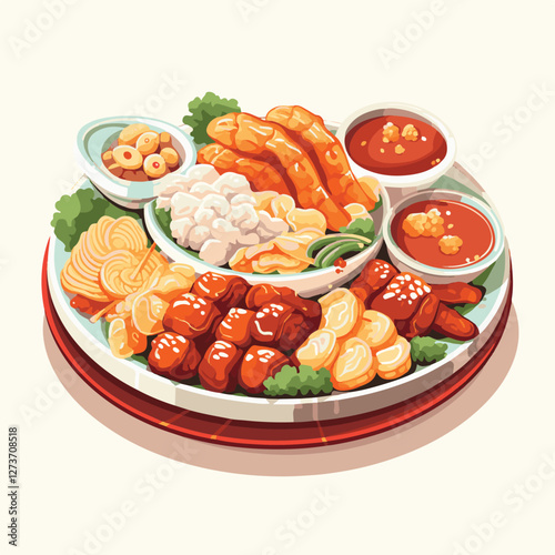 food, chinese, asian, background, restaurant, cooking, meal, design, cuisine, delicious, gourmet, dinner, dish, asia, plate, tasty, noodle, yellow, lunch, thai, traditional, vegetable, vector, table, 