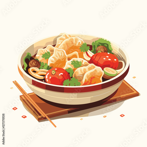 food, chinese, asian, background, restaurant, cooking, meal, design, cuisine, delicious, gourmet, dinner, dish, asia, plate, tasty, noodle, yellow, lunch, thai, traditional, vegetable, vector, table, 