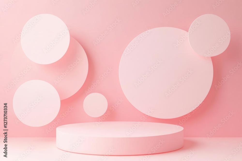 Light pink pastel bokeh background with soft white circles, minimalistic, copy space, banner Light pink pastel bokeh background with soft white circles, minimalistic, copy space, banner