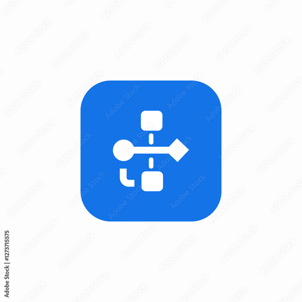 chart flow icon sign vector chart flow icon sign vector