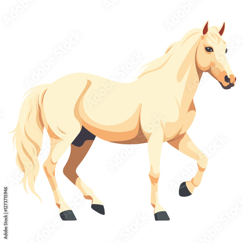 Horse illustration animal stallion vector