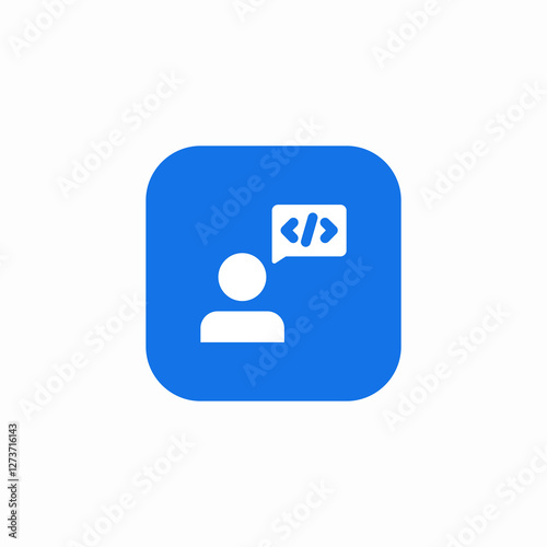 computer programming icon sign vector