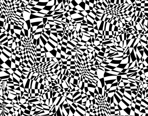 seamless monochrome pattern