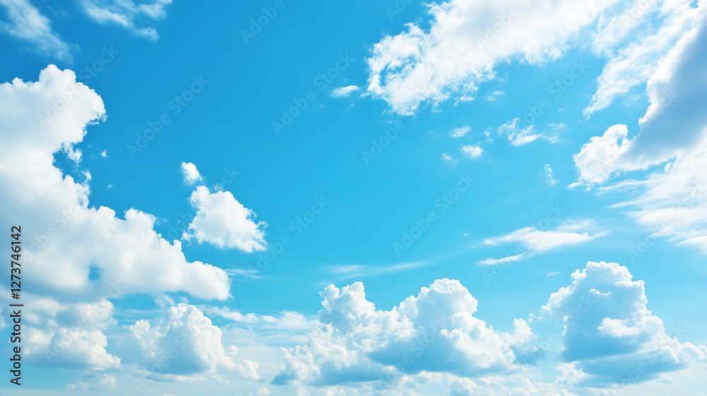 blue sky and clouds