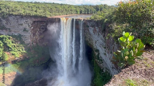 Kaieteur Falls and Potaro River in National park Essequibo Guyana