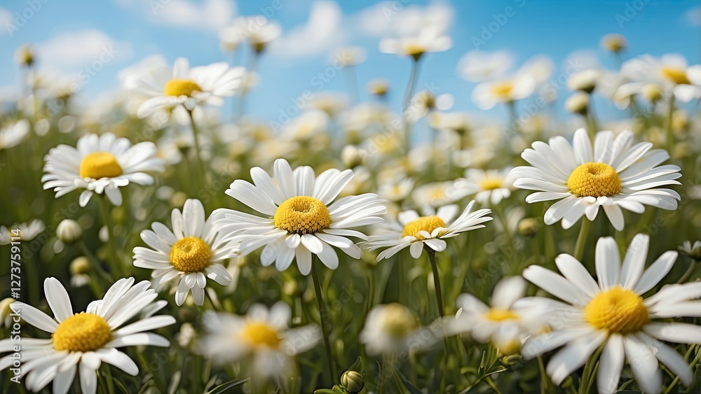 Fototapeta premium The Chamomile Blossom