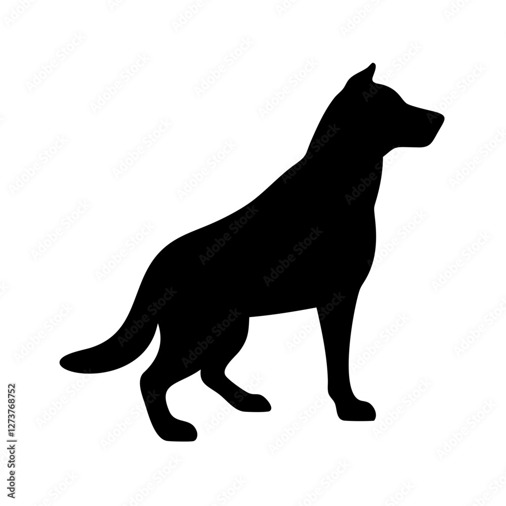 Obraz premium Wildlife Conservation Symbol: Elephant Graphic Vector