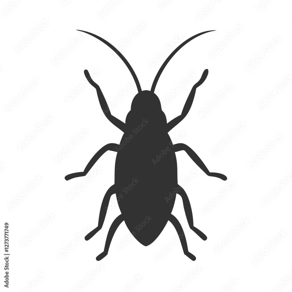 High-Quality Insect Icon Silhouette for Designers High-Quality Insect Icon Silhouette for Designers