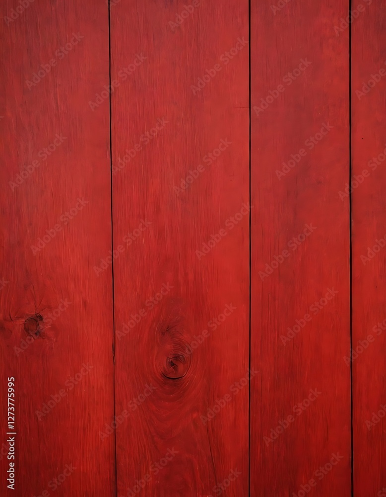 Fototapeta premium Abstract red background of wood texture,Beautifully grained red wood surface, showcasing intricate patterns and textures. The rich red hues and smooth finish highlight the natural beauty of the wood.7