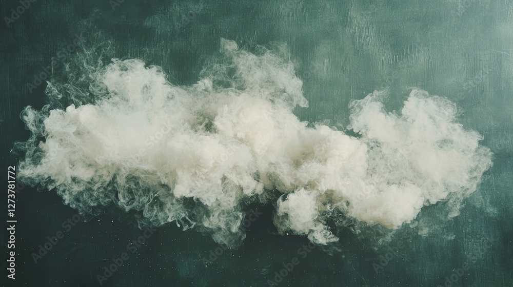 Fototapeta premium A solid background features a green dust texture, available as stock