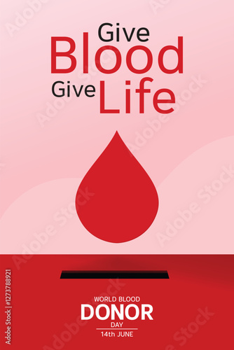 Blood Donation Vector Banner design