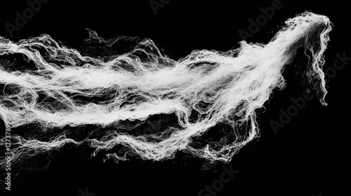 Captivating abstract visual of dynamic orange and blue swirl, a truly vivid display