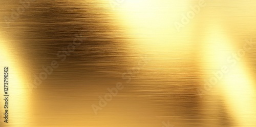 A seamless texture of gold leaf serves as a background, accompanied by a shiny golden yellow crumpled metallic foil repeat pattern, evoking a modern abstract luxury gilded age wallpaper, suitable for
