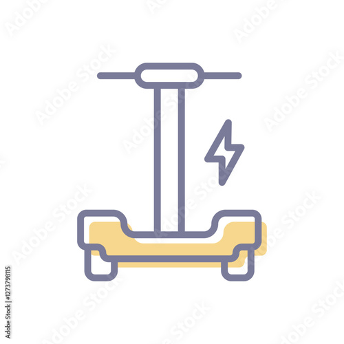 Electric Walking vector icon