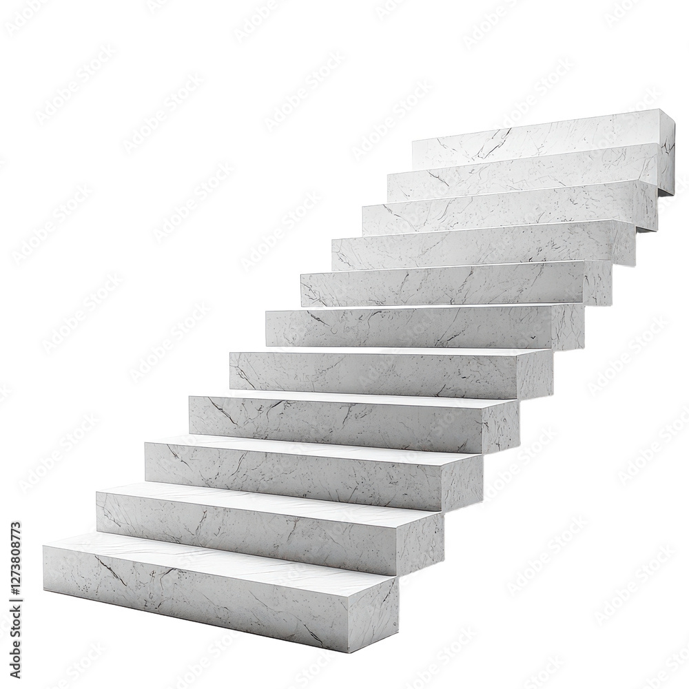 3D textured white step design with contemporary modern style isolated on transparent background.png 3D textured white step design with contemporary modern style isolated on transparent background.png