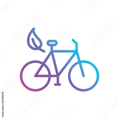 Eco Mobility vector icon