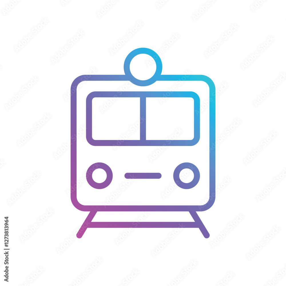 Train vector icon Train vector icon