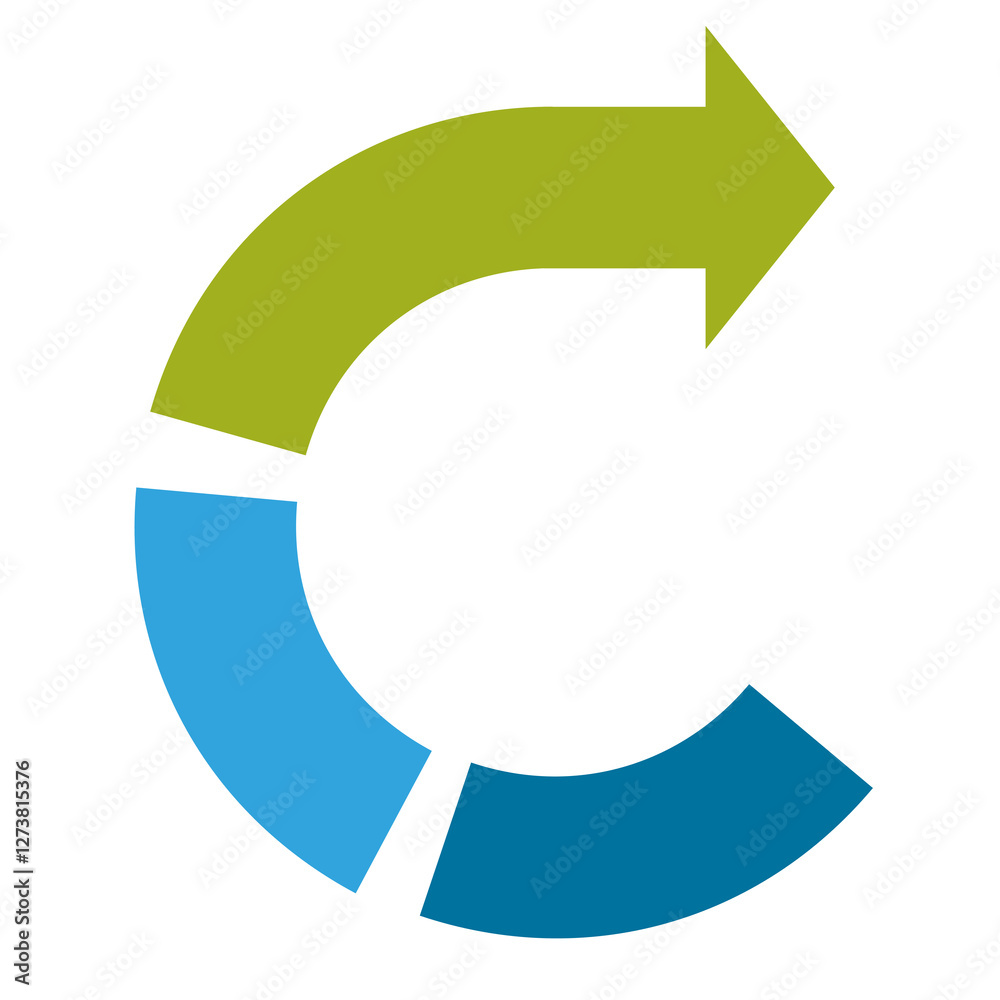 Modello di cerchio a freccia. Infografica dei dati dei passaggi di colore isolato su fondo trasparente png - illustrazioni Modello di cerchio a freccia. Infografica dei dati dei passaggi di colore isolato su fondo trasparente png - illustrazioni