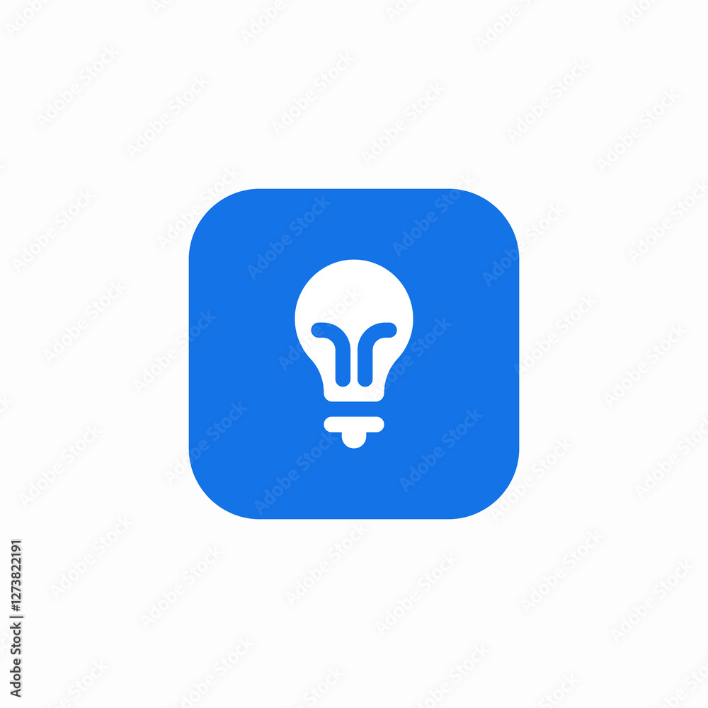 round light bulb icon sign vector round light bulb icon sign vector