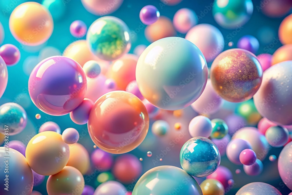 Pastel Spheres Floating in Light: Soft, Playful Product Photography Pastel Spheres Floating in Light: Soft, Playful Product Photography
