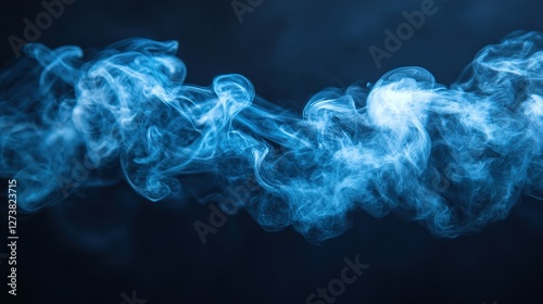 smoke on black