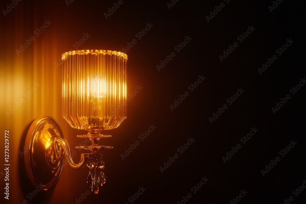 This wall-mounted light source illuminates a space and is versatile enough to be used in various indoor locations This wall-mounted light source illuminates a space and is versatile enough to be used in various indoor locations